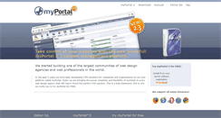 Desktop Screenshot of myportalcms.com